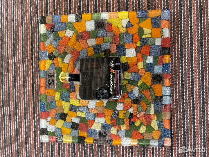 Часы настенные мозаика