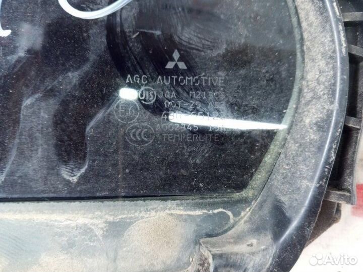 Стекло заднее левое Mitsubishi Lancer 10 седан 1.8
