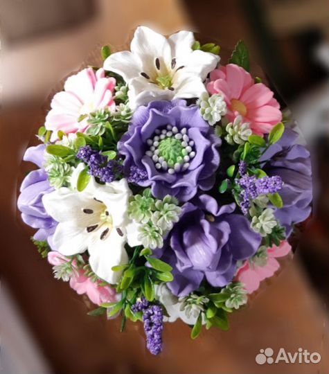 Букет из мыла