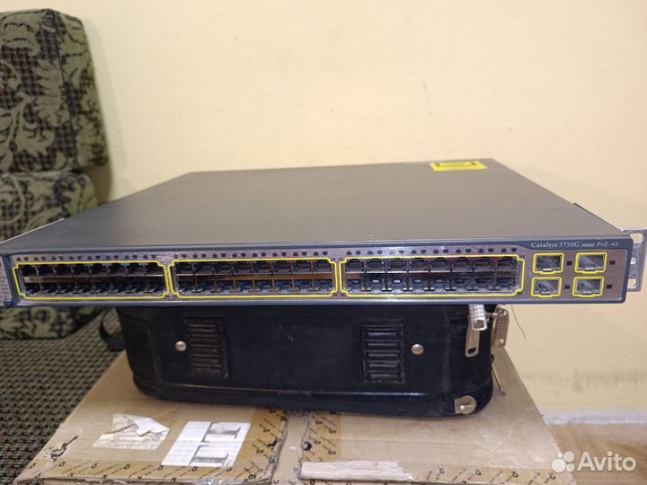 Коммутатор Cisco Catalyst WS-C3750G-48PS-S(PoE)