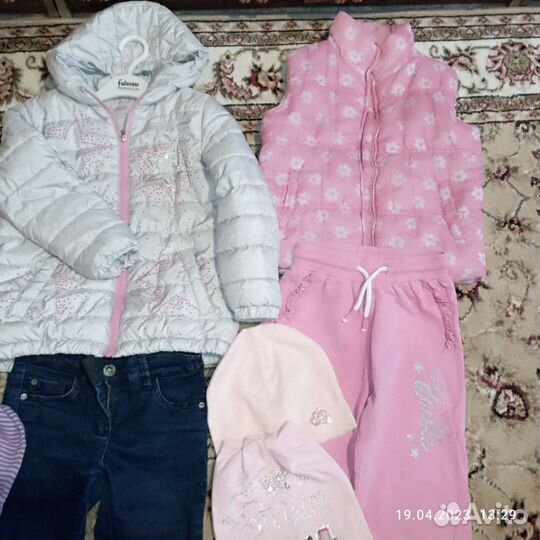 Вещи пакетом на девочку 116-122лет