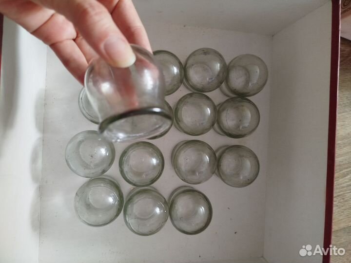 Банки стеклянные для горчичников