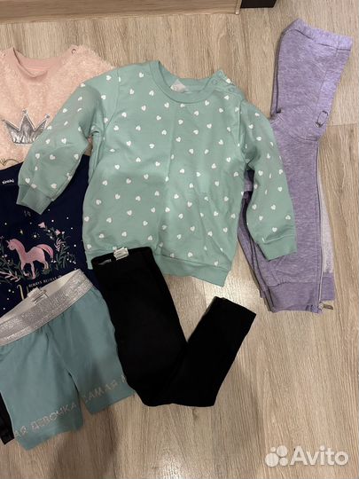 Вещи пакетом на девочку 92