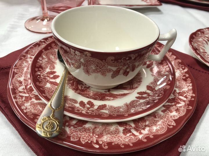 Английский сервиз Spode «Зимние мотивы»
