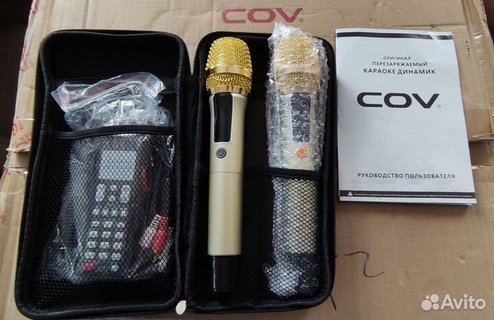 COV 688 350W bluetooth концертная колонка