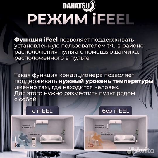 Кондицинер Dahatsu DA-07i Legend DC Inverter до 25