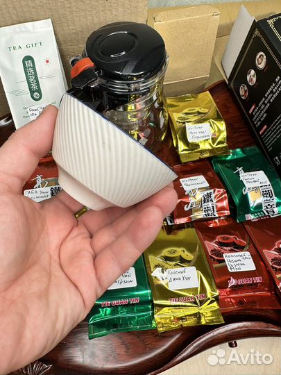 Набор стартовый китайский: пуэр дахунпао чайник