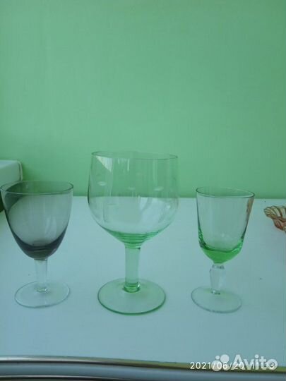 Винтаж цветное стекло СССР