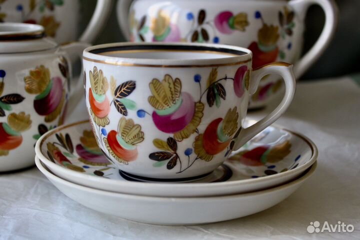 Сервиз чайный СССР Репка Вербилки
