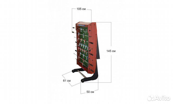 Настольный футбол (кикер) «Maccabi Mini»