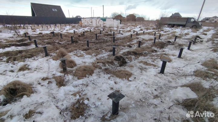 Фундамент винтовые сваи