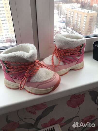 Ботинки зимние для девочки 32 размер