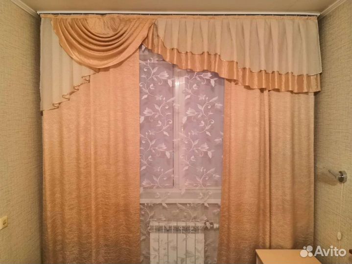 Шторы с ламбрекеном бу