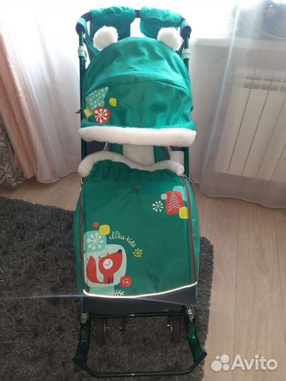 Детские санки коляска