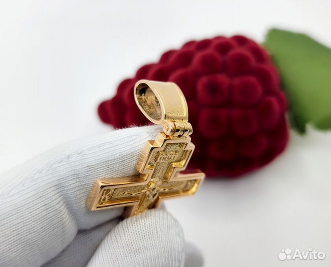 Золотой крест 13,3гр 5,5см