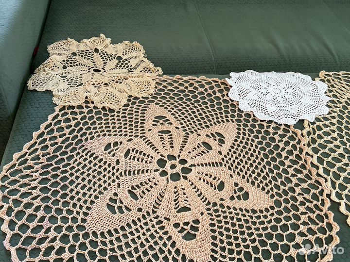 Вязанные салфетки