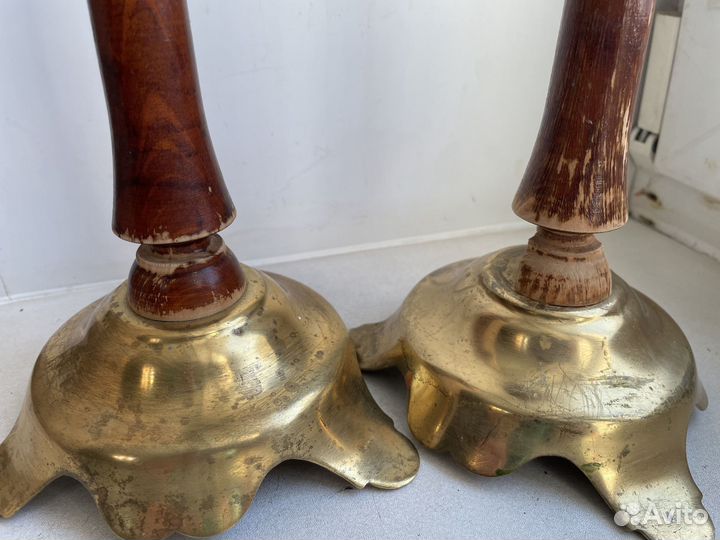 Подсвечники бронза СССР с клеймом