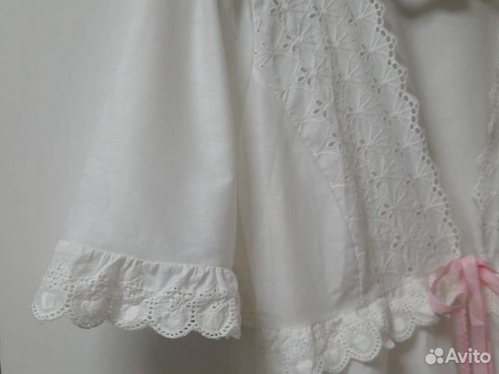 Пеньюар батист и рубашка халат хлопок СССР