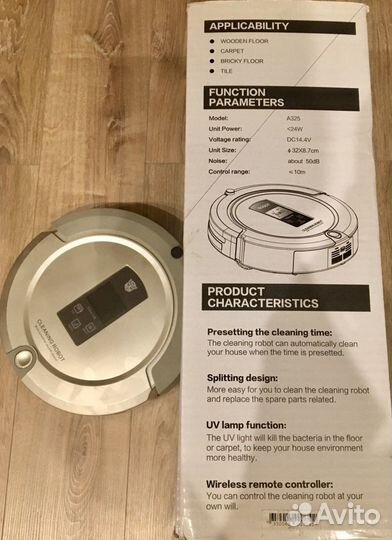 Робот пылесос A325 (нужна замена аккумулятора)