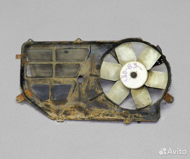 Вентилятор охлаждения двс Audi 80 B3 в сборе 2 кон