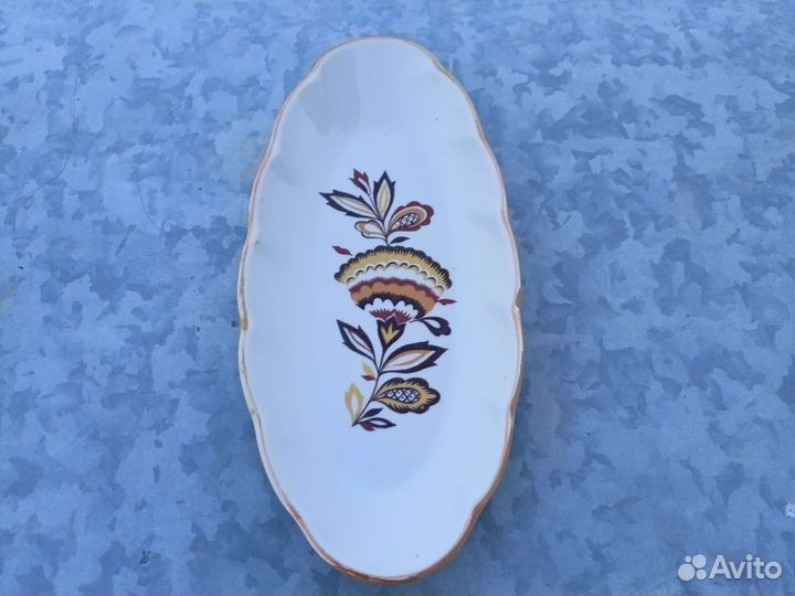 Селедочница фарфор СССР