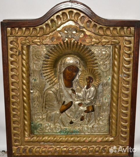 Иконы старинная Тихвинская