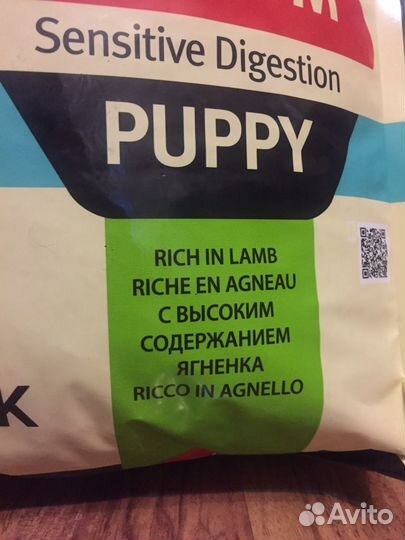 Корм для щенкоа проплан Pro Plan с ягненком