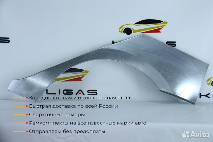 Кузовная арка Hyndai Solaris 1