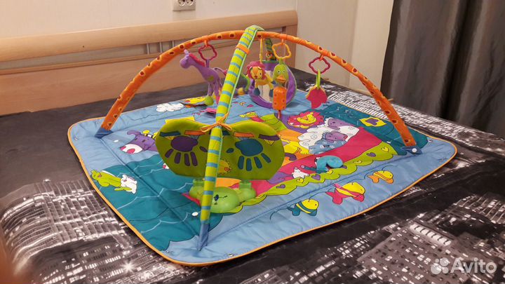 Музыкальный Коврик Tiny Love с игровой подушкой