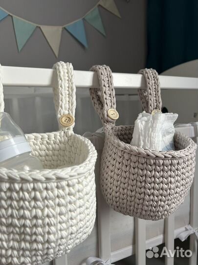 Корзинка на кроватку