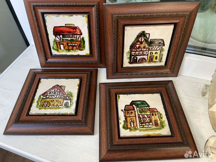 Картины панно авторская надглазурная роспись