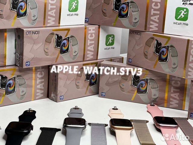 Apple watch 7 41mm+доставка+ металл. ремешок