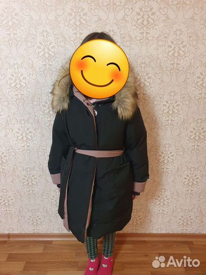 Пальто для девочки 134 140