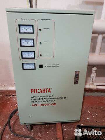 Стабилизатор Ресанта асн-30000/3-эм трëхфазный