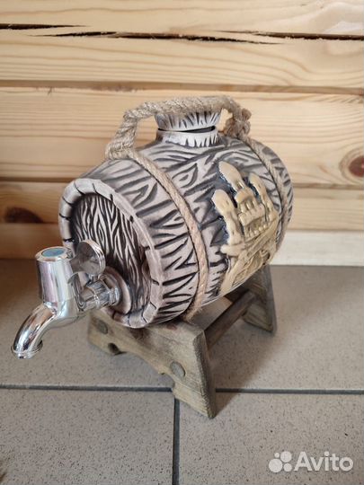 Керамическая бочка