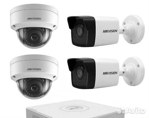 Видеокамеры Видеонаблюдения. Комплекты камер. Wifi
