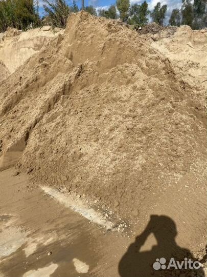 Щебень, песок