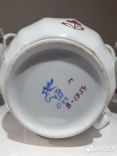 Сервиз чайный дфз Вербилки СССР