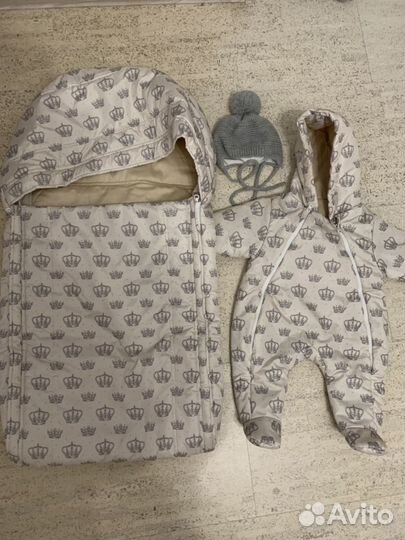 Конверт и комбинезон на выписку демисезонный новый