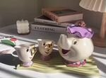 Сервиз чайный из мультфильма Красавица и чудовище