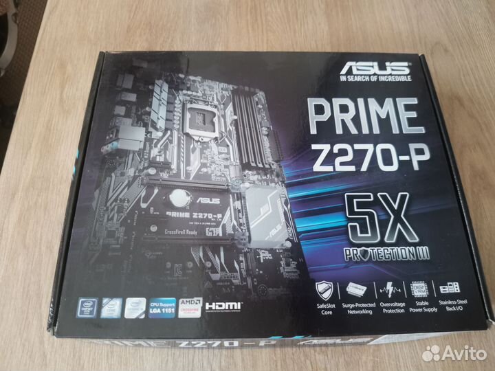 Материнская плата Asus Z270-P