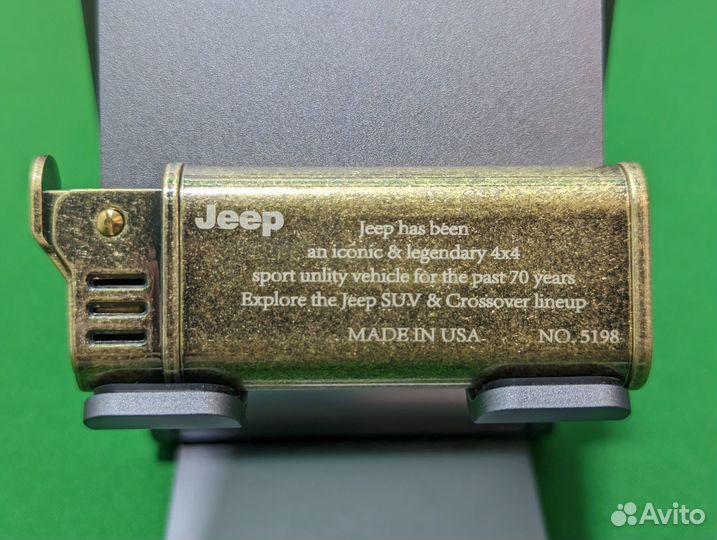 Jeep фирменная зажигалка (Made in USA)