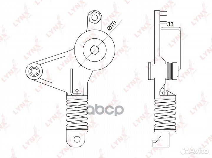 Натяжитель ремня навесного оборудования PT3045