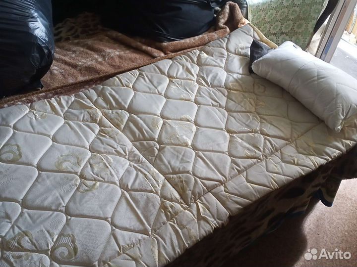 Матрас походный очень лёгкий на синтепоне