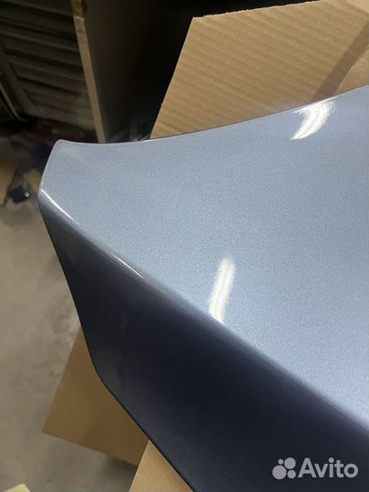 Капот Kia Rio III цвет голубой BR7