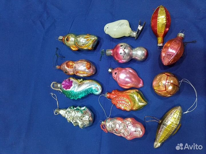 Новогодние игрушки СССР много разных