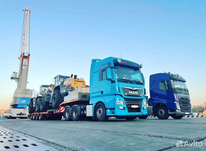 Перевозка негабаритных грузов, аренда трала