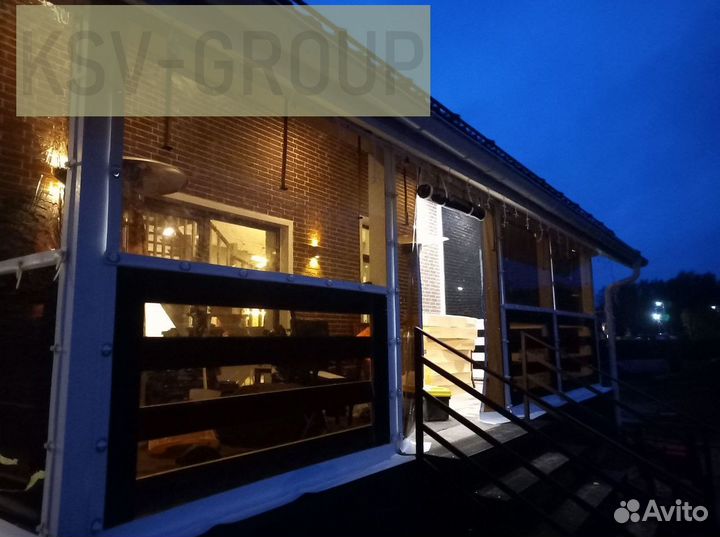 Мягкие окна для беседки