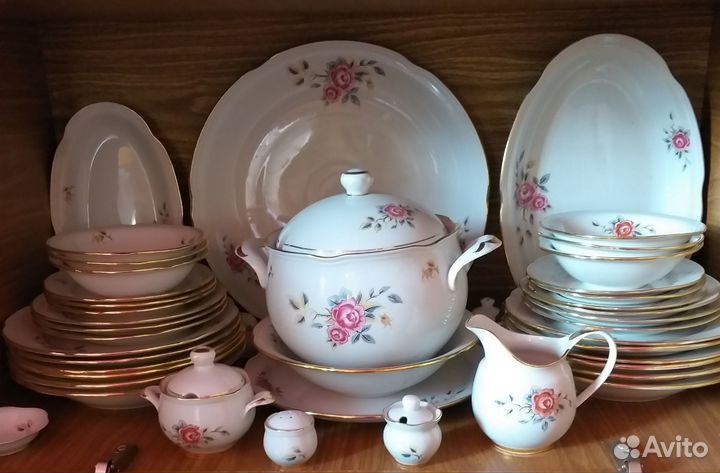 Столовый сервиз чайка СССР Новый 6 персон