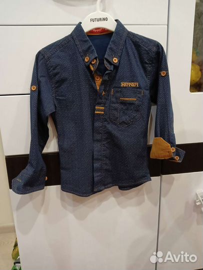 Рубашка для мальчика 92 98